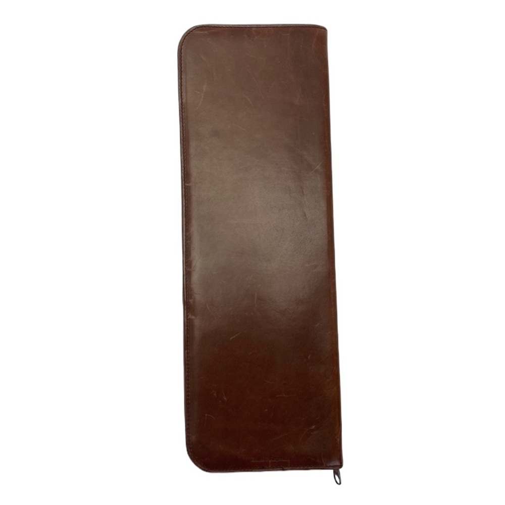 Crouch & Fitzgerald Leather Tie Case Brown - Picture 3 of 8